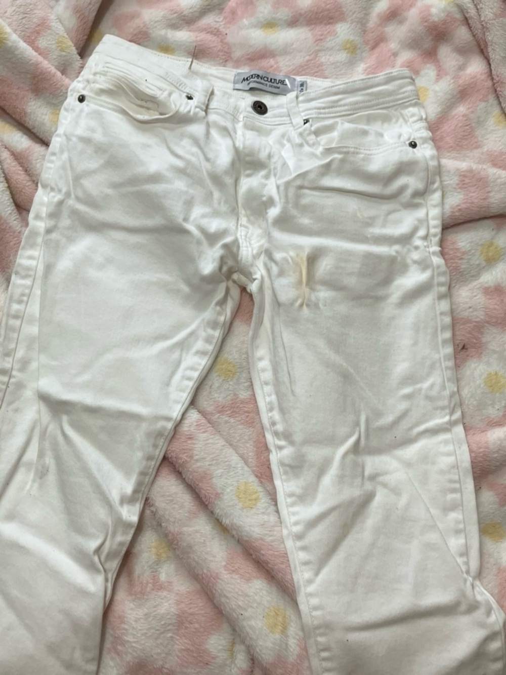 White Mid-Rise Denim Jeans - AMERICAN EAGLE
